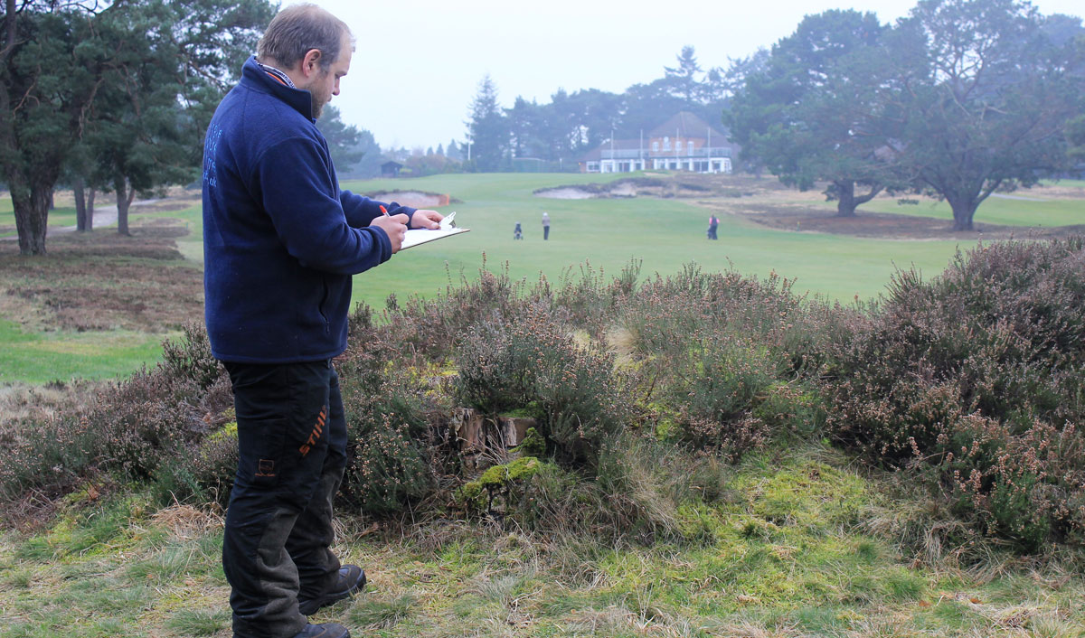 Golf course survey